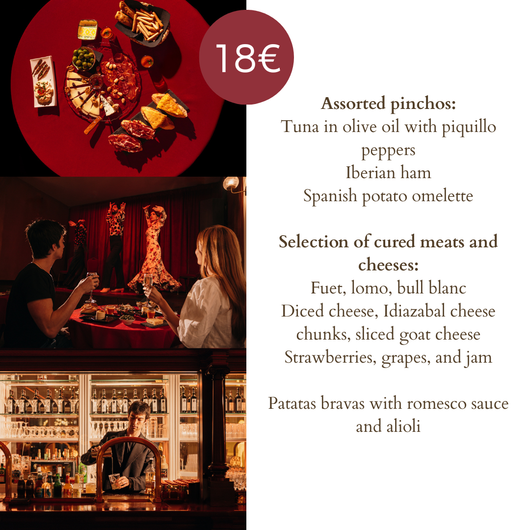 SPANISH TAPAS IN VIP ZONE