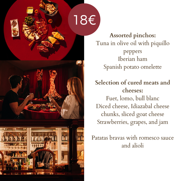 SPANISH TAPAS IN VIP ZONE
