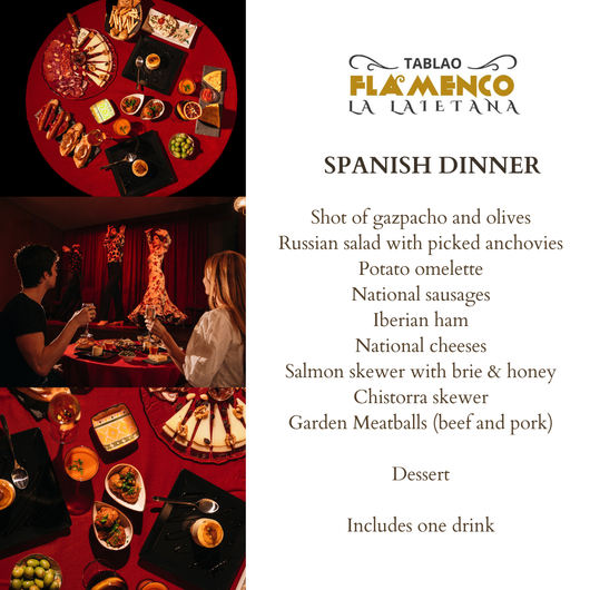 SPANISH DINNER IN VIP ZONE