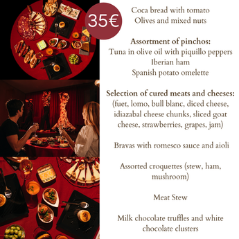 SPANISH DINNER IN VIP ZONE