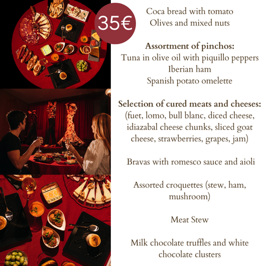 SPANISH DINNER IN VIP ZONE